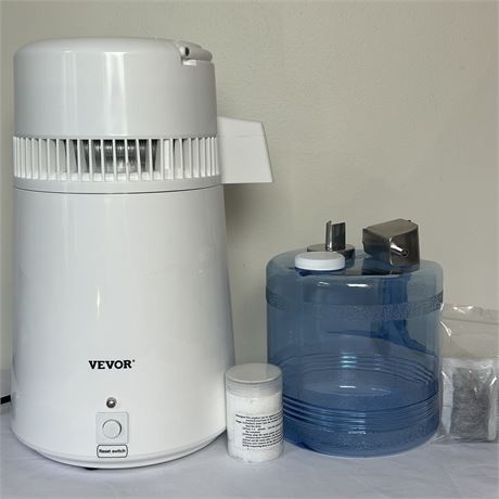 Vevor 4L Water Distiller Machine, Jug, Transfer Attachments, Filters & Detergent
