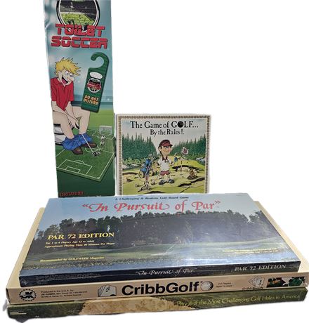 Golf Board Games Lot