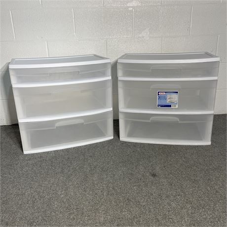Sterilite 3-Drawer Storage Containers