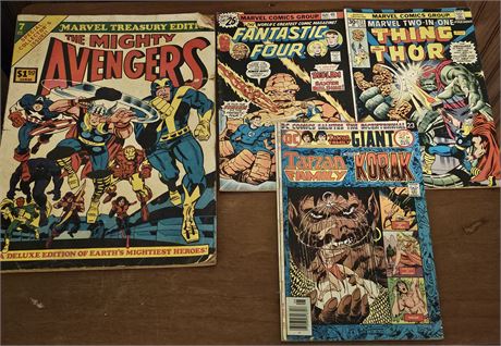 DC and Marvel vintage comic book ( 75 -76)