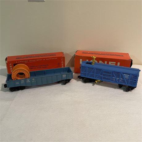 Lot of 2 Lionel Electric Trains Including Operating Giraffe Car