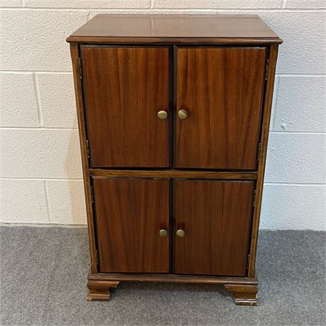 Vintage Art Decor Style 4-Door Cabinet