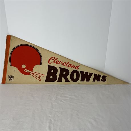 Vintage Cleveland Browns NFL Officially Licensed Pennant