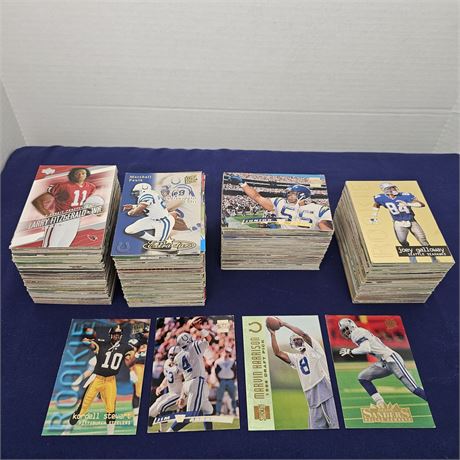Large Assortment of Football Cards