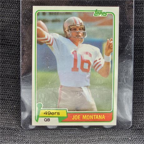 Joe Montana Rookie Card
