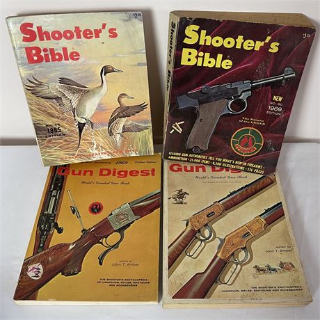 Vintage Shooter's Bible and Gun Digest Collectible Books