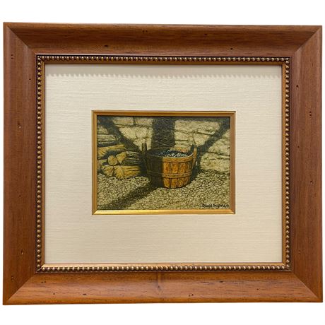 David Seybold "Woodside Blueberries" Signed & Framed Original Art Piece