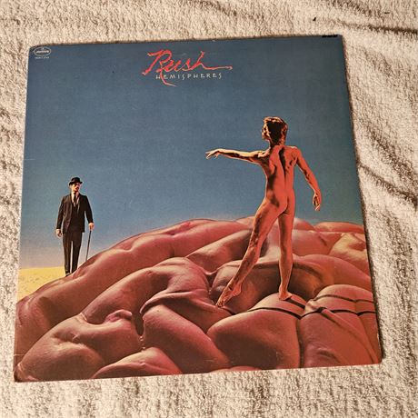 Vinyl record  album Hemispheres by the Canadian progressive rock