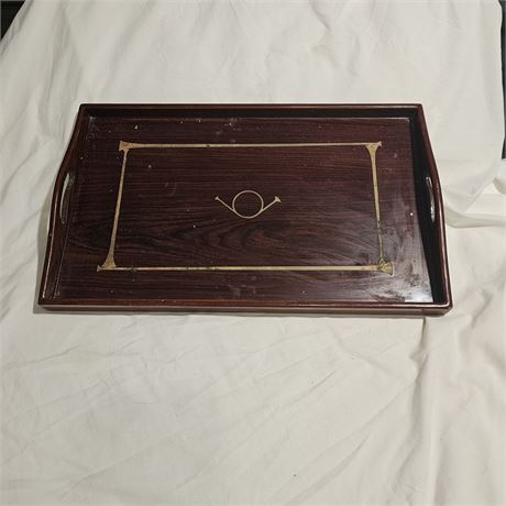 Wooden serving tray