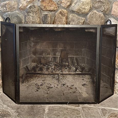 Wrought Iron Fireplace Screen