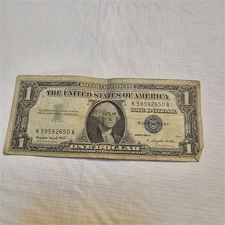 1957 $1 Silver Certificate,