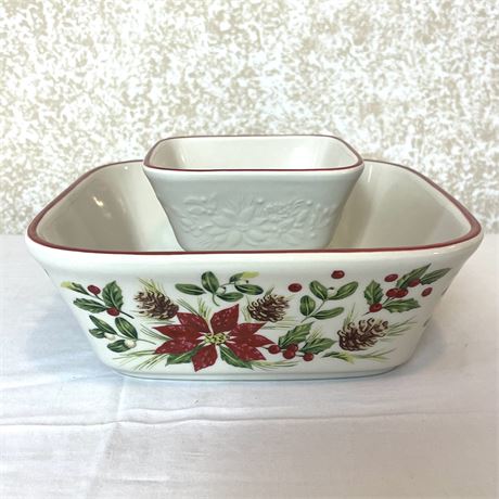 Longaberger Natures Garland (2) Serving Dishes