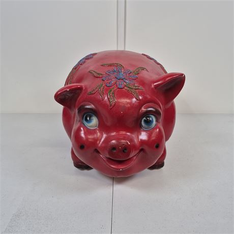 MCM 2 ft. 1940s–50s Lg Chalkware Piggy Bank