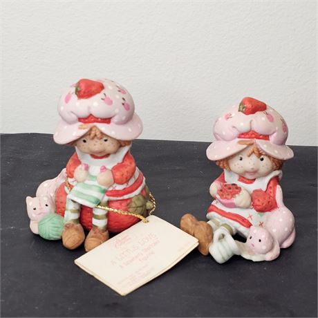 1980's Strawberry Shortcake Ceramic Figurines