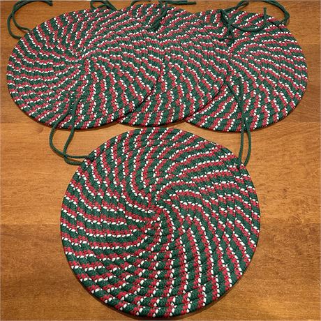 (4) Woven HomeMaker Chair Pads