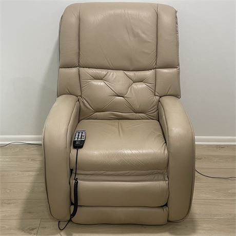 Berkline Leather Massage Recliner Chair