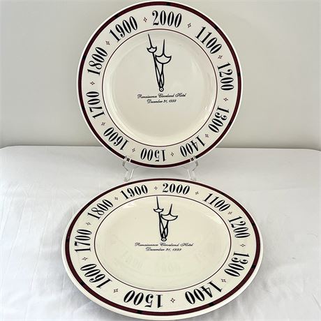 1999 Syracuse Renaissance Cleveland Hotel Plates