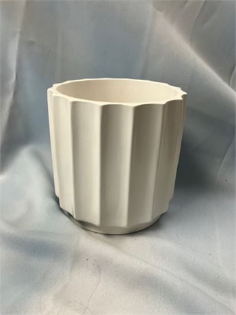 White Ceramic Planter