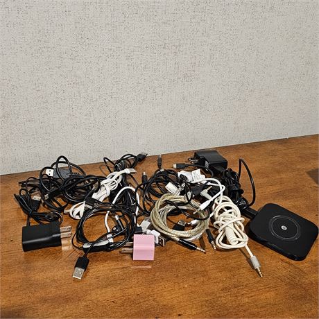 Large Lot of Various Phone Cords-All Types