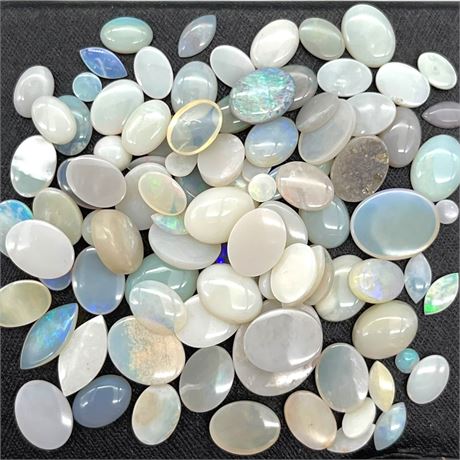 Natural Opal 46ctw Mixed Cabochon Cut Gemstones