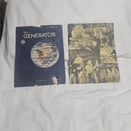 Two copies of a publication titled "THE GENERATOR".