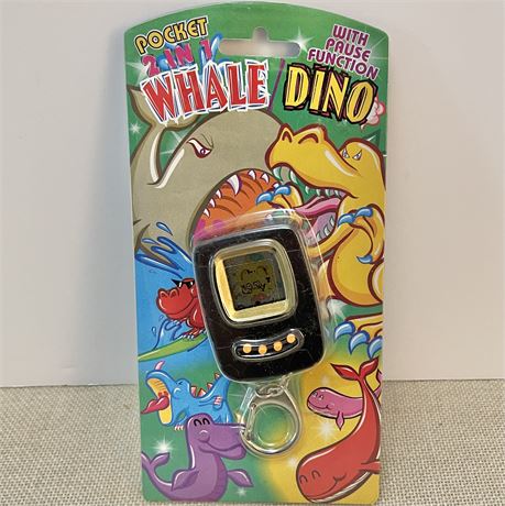 NIB Pocket 2 in 1 Whale Dino Tamagotchi