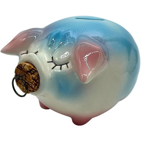1957 Hull Pottery "Corky Pig" Coin Bank