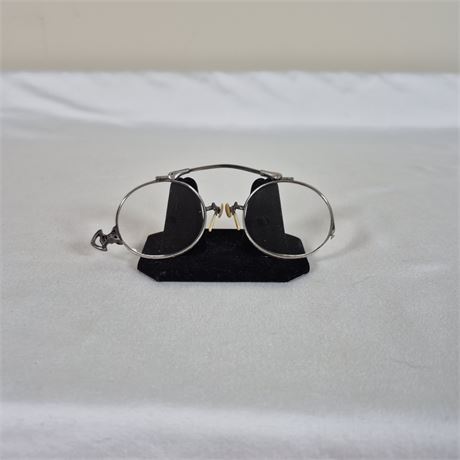 Antq Gold Filled Oxford Pince-Nez Eyeglasses Victorian Era