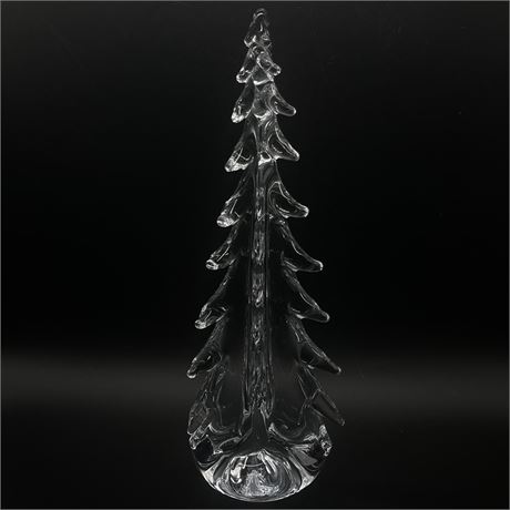15" Simon Pearce Vermont Evergreen Handmade Glass Tree