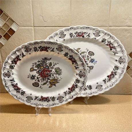 2 Boquete by Franciscan Platters - made in Staffordshire