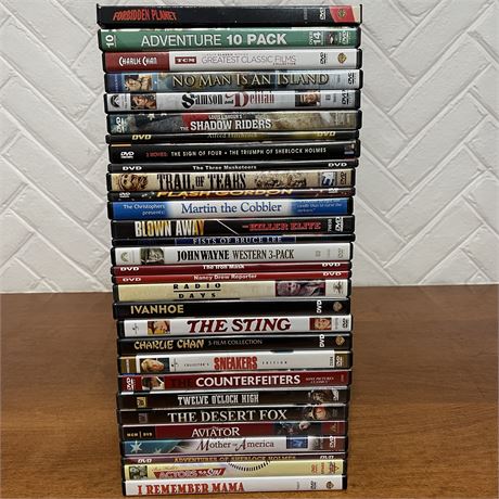 Stack of DVDs