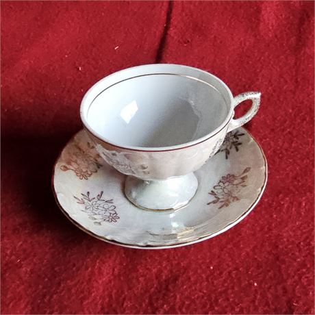 Lefton Teacup and Saucer