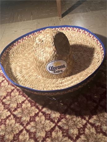 Corona Extra Straw Sombrero.