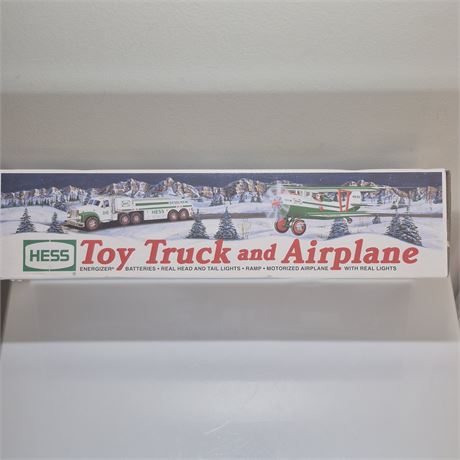 NIB Hess Toy Truck & Airplane