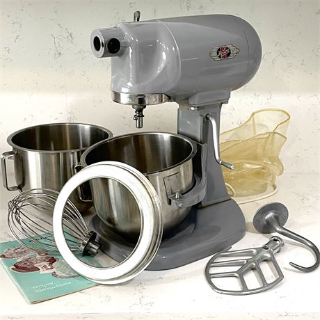 Hobart N-50 Commercial Countertop Mixer w/ Accessories, Extra Mixing Bowl &Cover