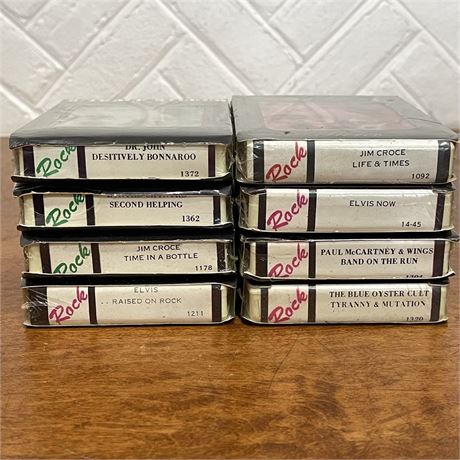 Sealed 8-Tracks - Elvis, Blue Oyster Cult, Paul McCartney & More
