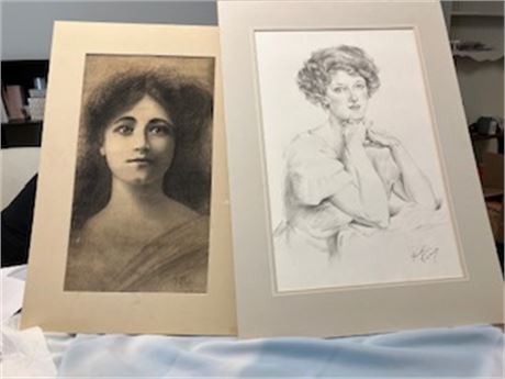 2 Sketches of Women