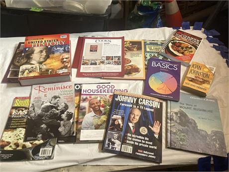 Array of books/magazines (15)