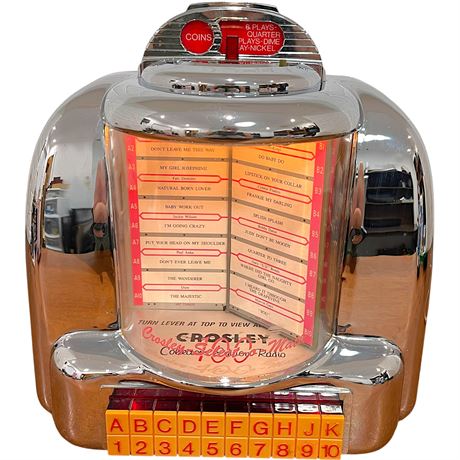 Crosley Diner Lighted Jukebox Radio No. 3104