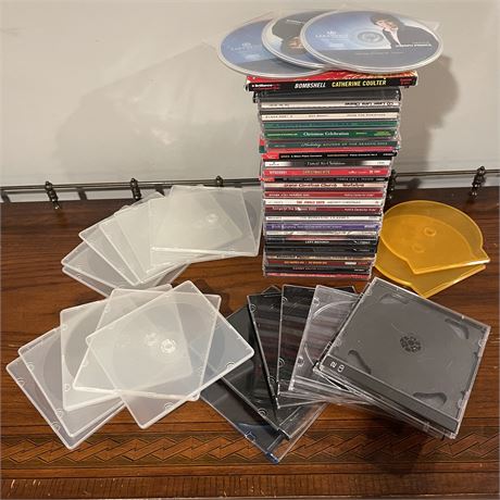 CD Lot with some Christmas, Cases and more
