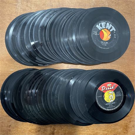 Mixed Variety of 45 Vinyl Records