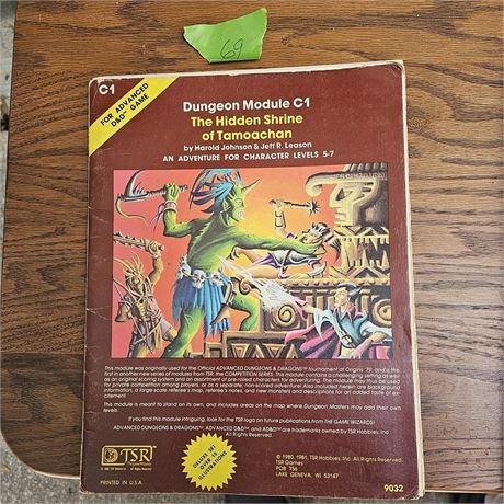 DUNGEONS & DRAGONS The Hidden Shrine of Tamoachan