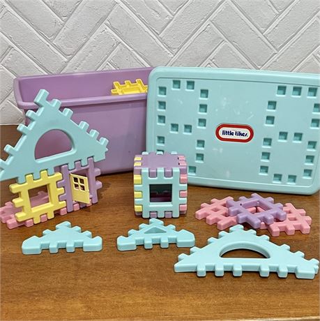 Little Tikes Building Blocks In Storage Box