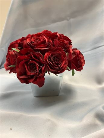 Artificial Red Rose Arrangement