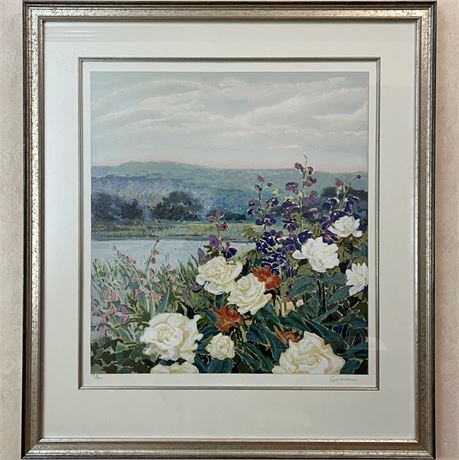 Signed and Numbered Ellen Gunn Framed Seriograph