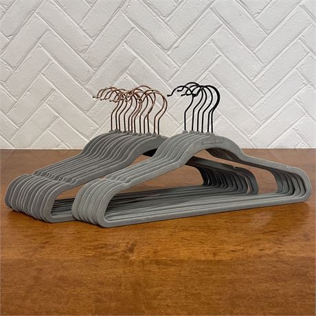 Velvet Hangers-Set of 18