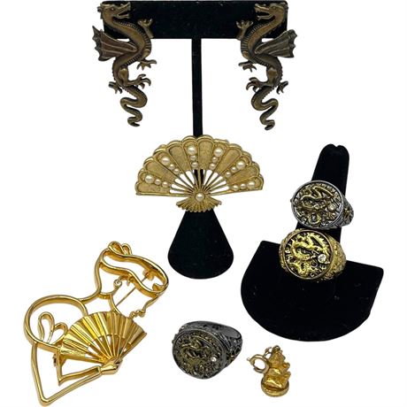 Oriental Costume Jewelry Bundle