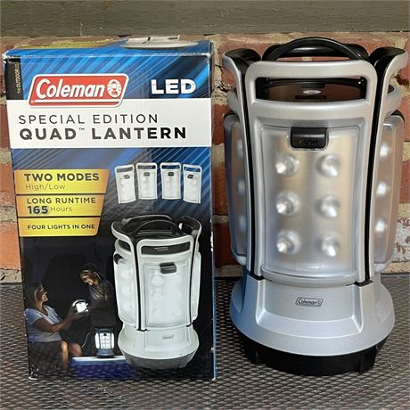 Coleman LED Special Edition Quad-Lantern w/ Original Box