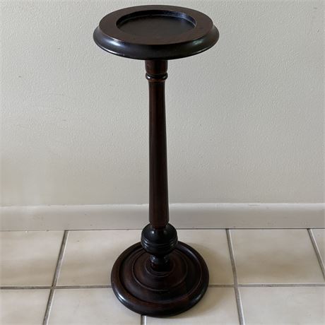 Vintage Freestanding Wooden Ashtray Stand