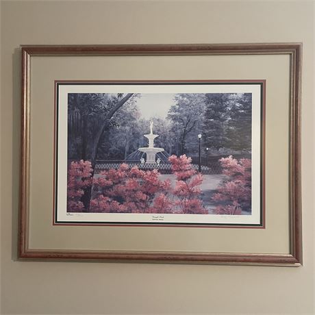 Betty Dimmick Signed and Numbered Forsyth Park Savannah Georgia Wall Art
